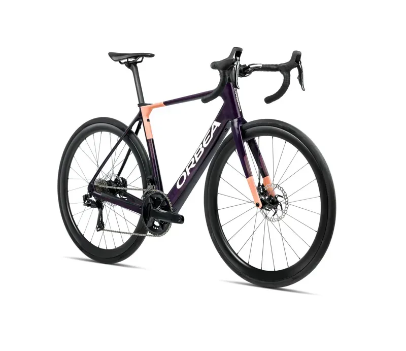 Orbea Gain M30 Fantasy Purple Carbon View - Orange Cloud Matt-1