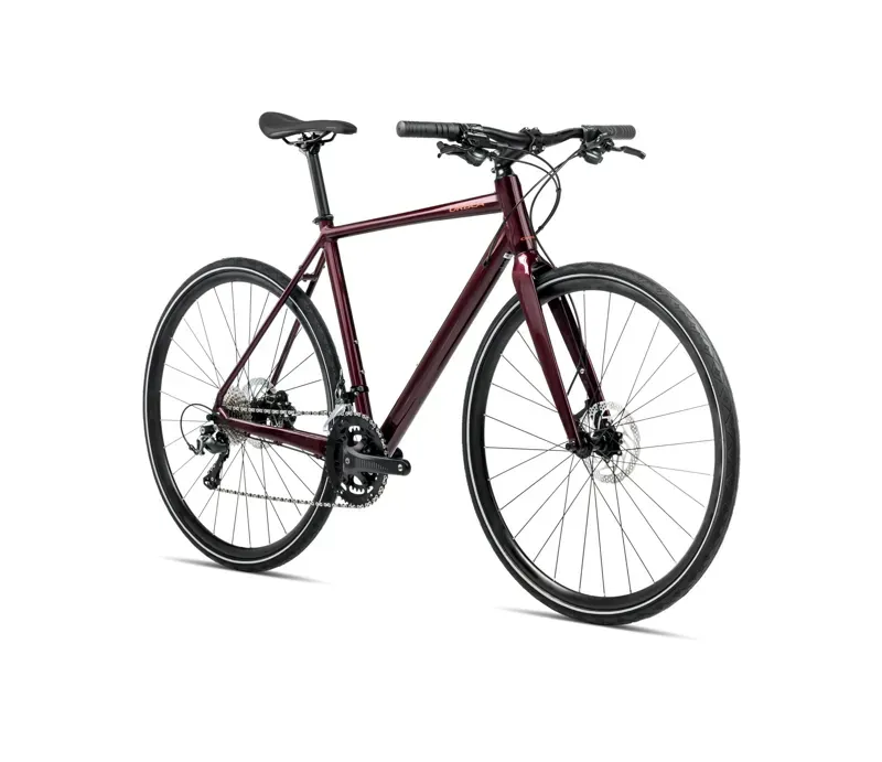 Orbea Vector 30 Hybrid Bike in Metallic Burgundy Red Gloss-1