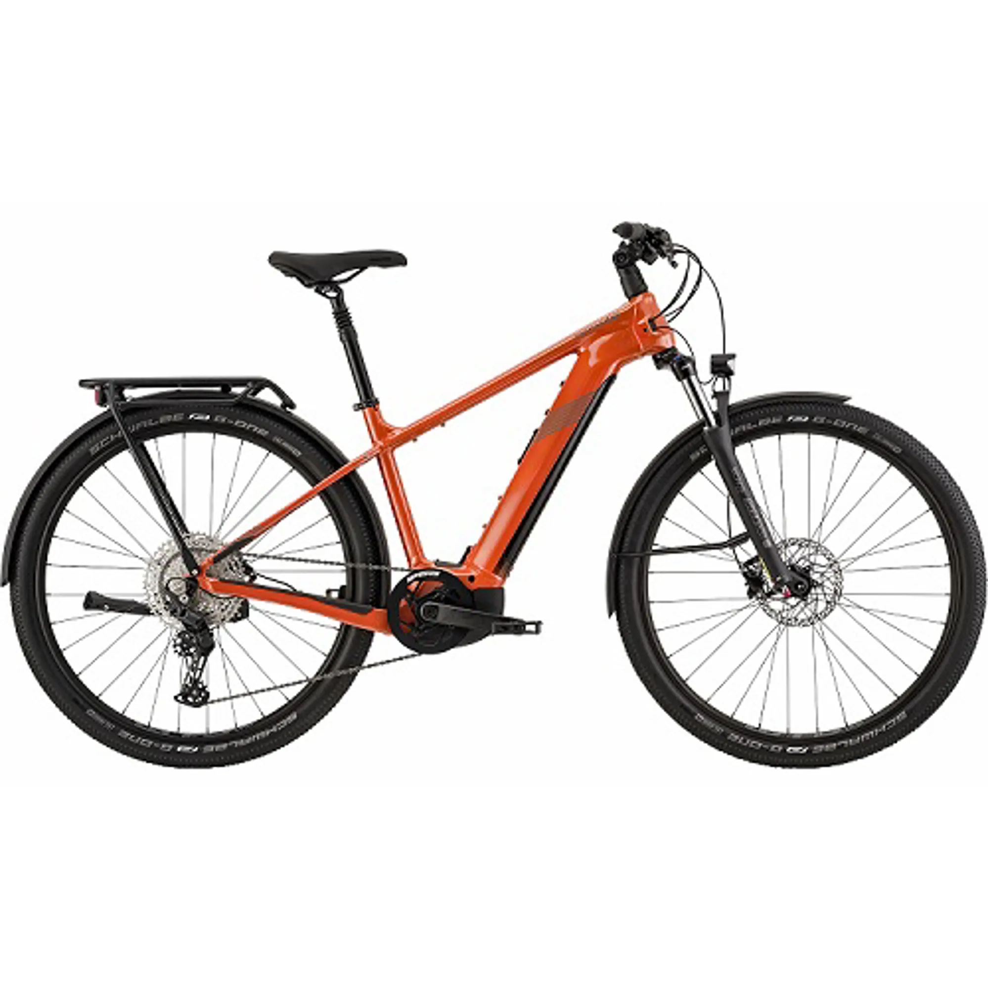 Cannondale Tesoro Neo X eRoad Bike in Orange - Main Image