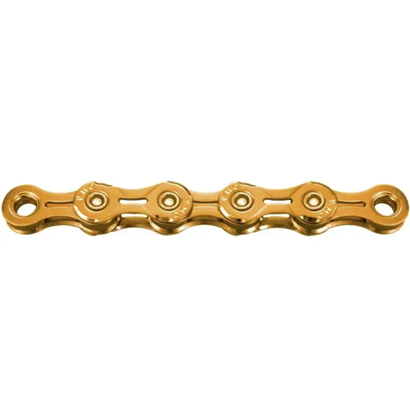 KMC X11EL 118-link Titanium Waxed Chain in Gold