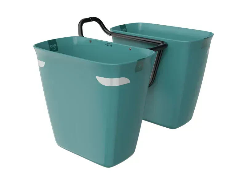 Trek Fetch+ 2 Front Pannier and Rack Kit in Juniper