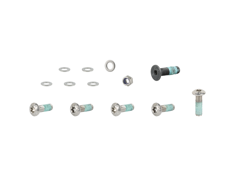 Trek Fetch+ 4 Rear Fender Assembly Hardware Kit 5 x 18 In Silver