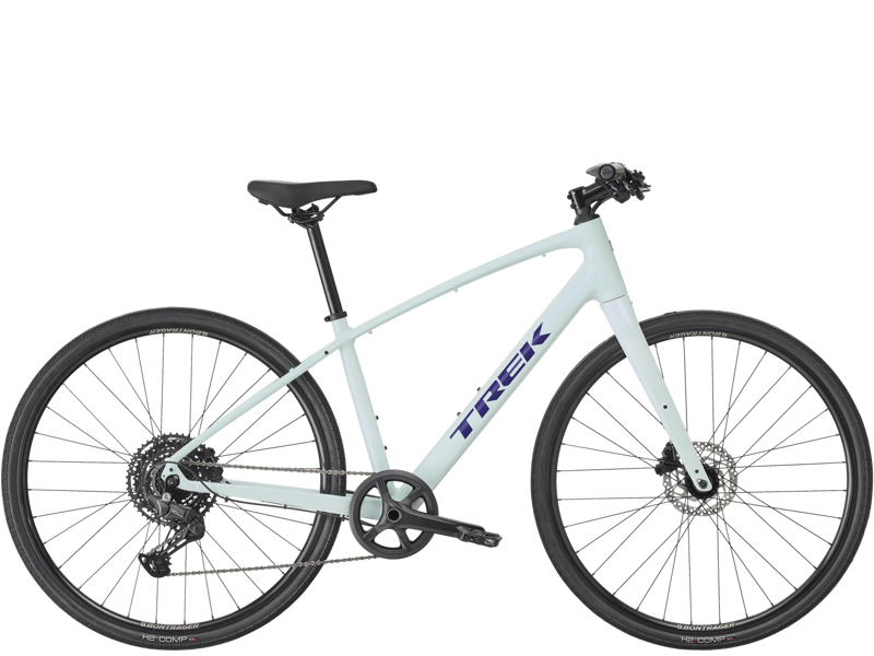 Trek FX 3 Stepover Gen 4 Hybrid Bike in Magic Mint