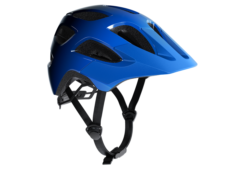 Trek Tyro Youth Helmet in Royal/Dark Blue