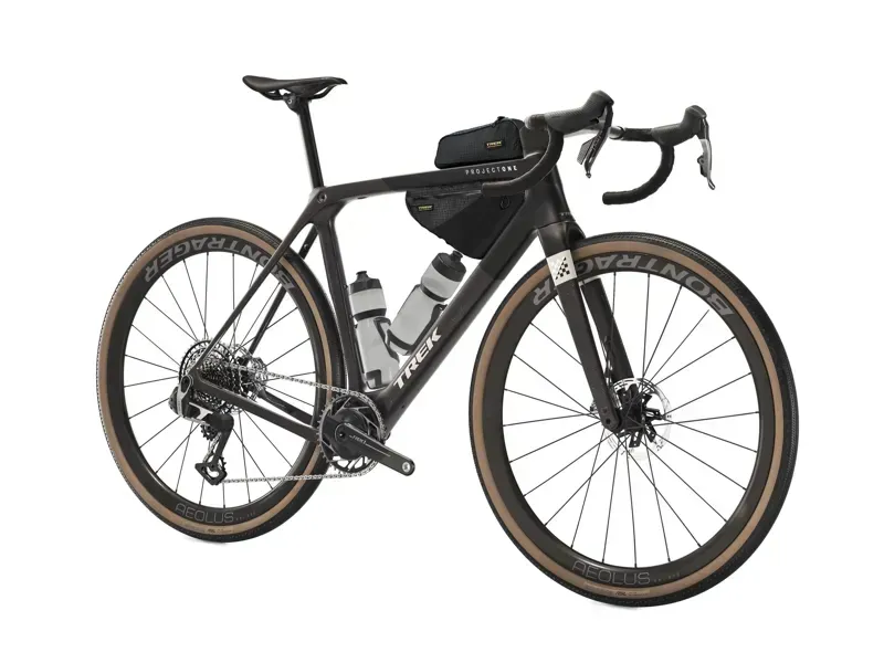 Trek Adventure Top Tube 0.8L Bag In Black/Light Grey-1