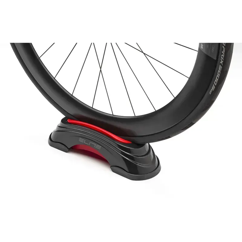 Elite Su-Sta Adjustable Front Wheel Elevator Block in Black/Red-2