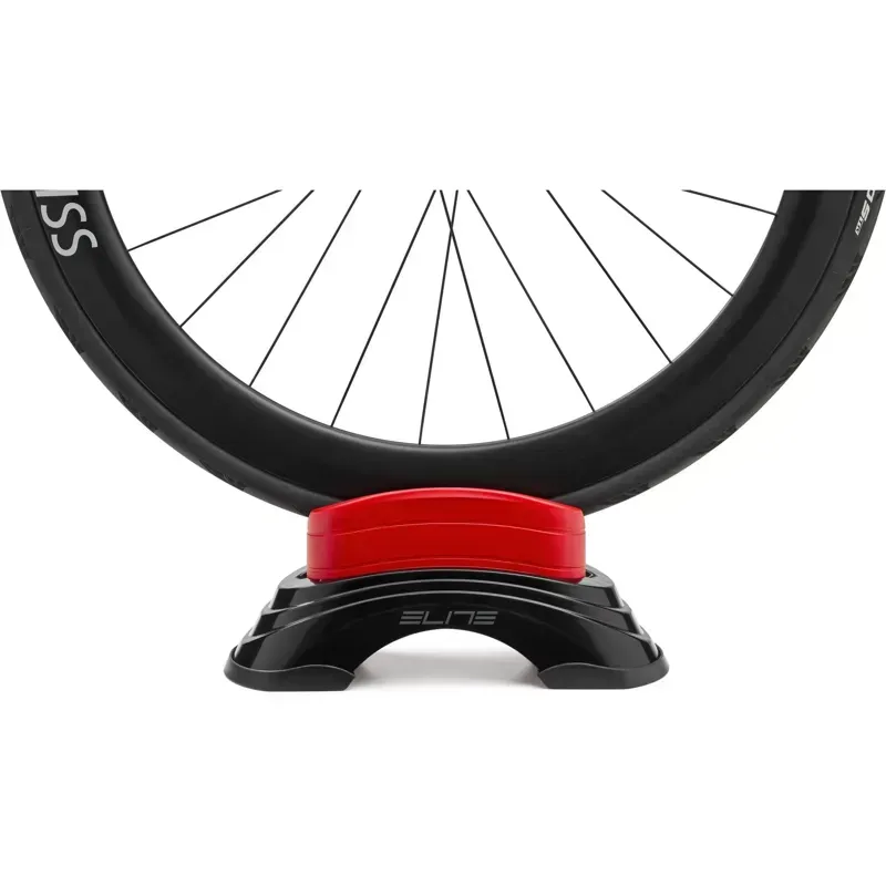 Elite Su-Sta Adjustable Front Wheel Elevator Block in Black/Red-3