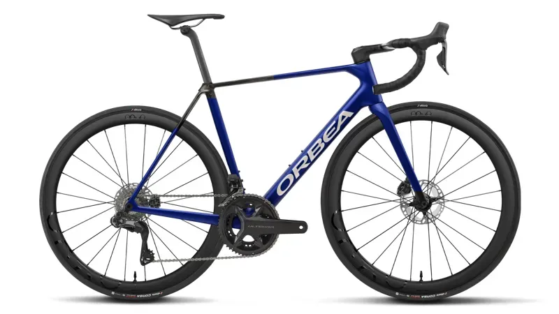 Orbea Orca M20i Team Road Bike in Blue Blue - Carbon Raw