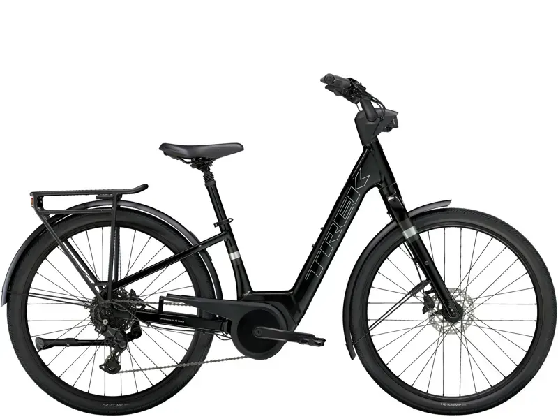 Trek Verve+ 2 Lowstep e-Hybrid Bike In Trek Black
