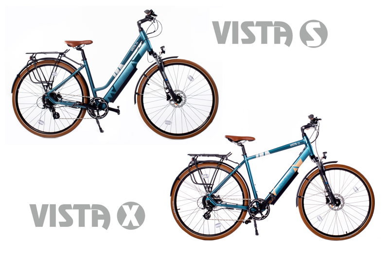 BatriBike Vista-X Hybrid eBike in Blue-2