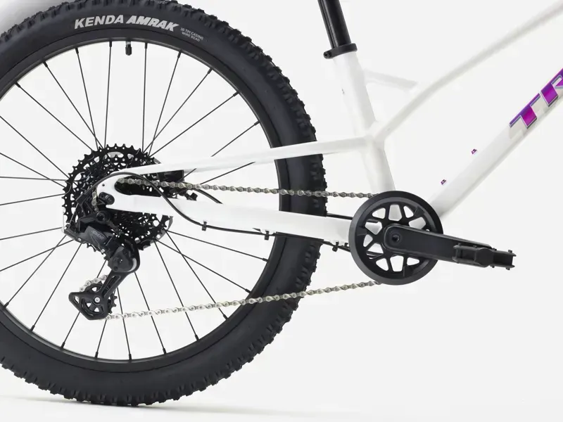 Trek Wahoo 24 Trail Kids Hybrid Bike in Crystal White-5