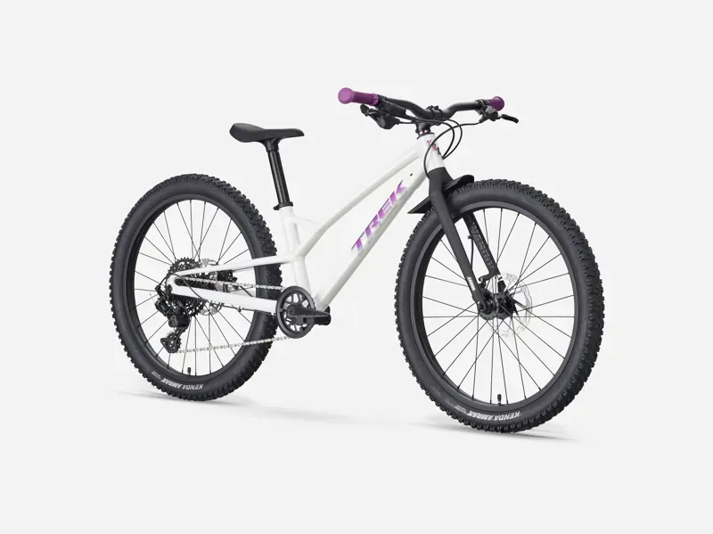 Trek Wahoo 24 Trail Kids Hybrid Bike in Crystal White-1