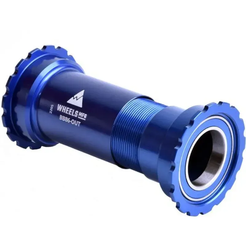 Wheels Manufacturing 24mm Crank BB86/92 Thr. ABEC-3 BB in Blue